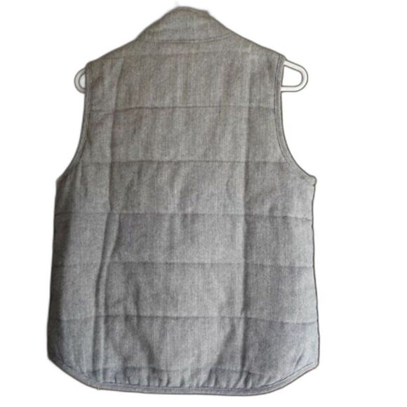 Mudpie Womens Size Medium Brodie Herringbone Vest Gray - Picture 2 of 10